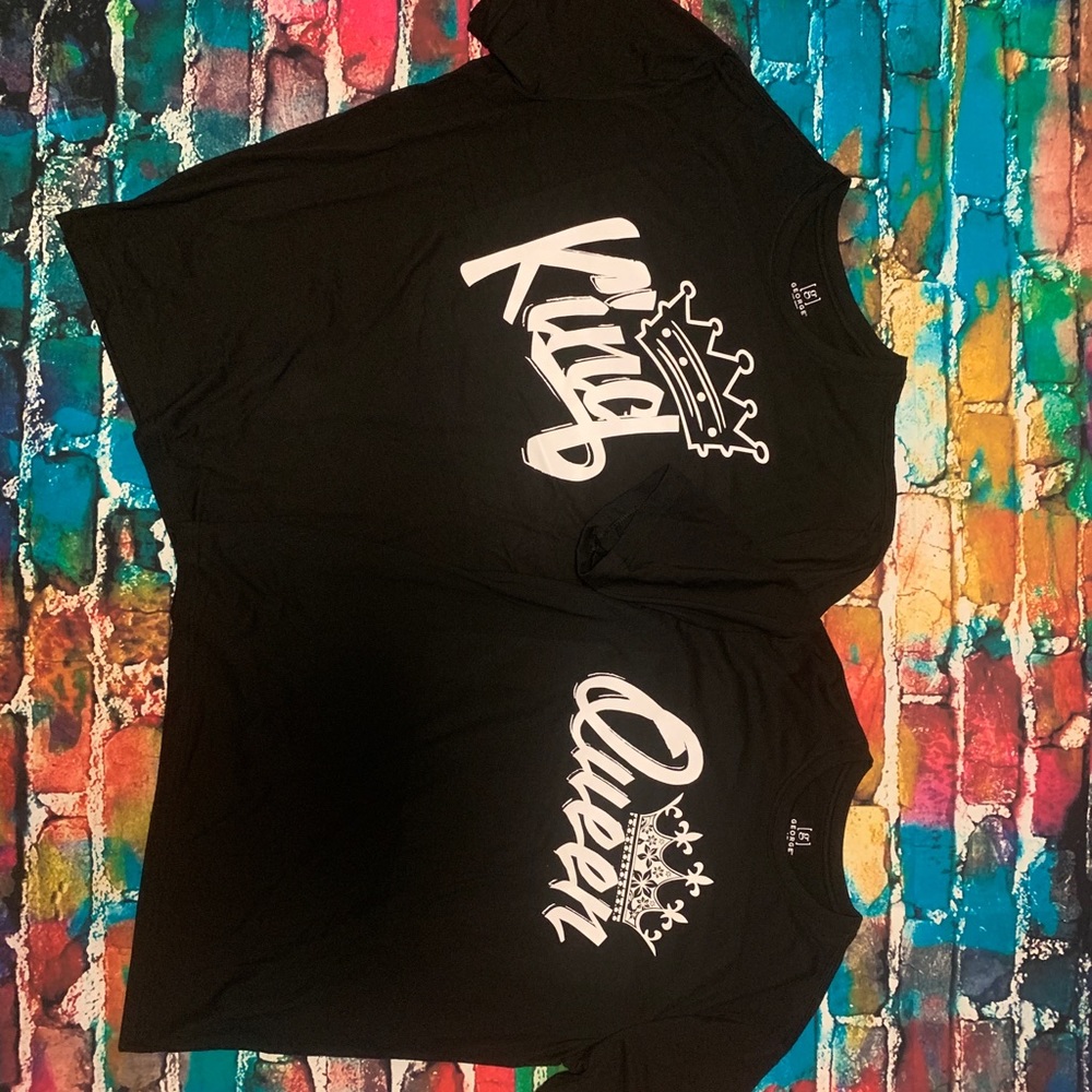 King and Queen couples shirts